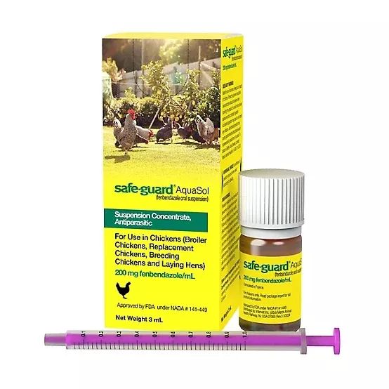Safe-Guard Aquasol Dewormer for Chickens, 3 mL