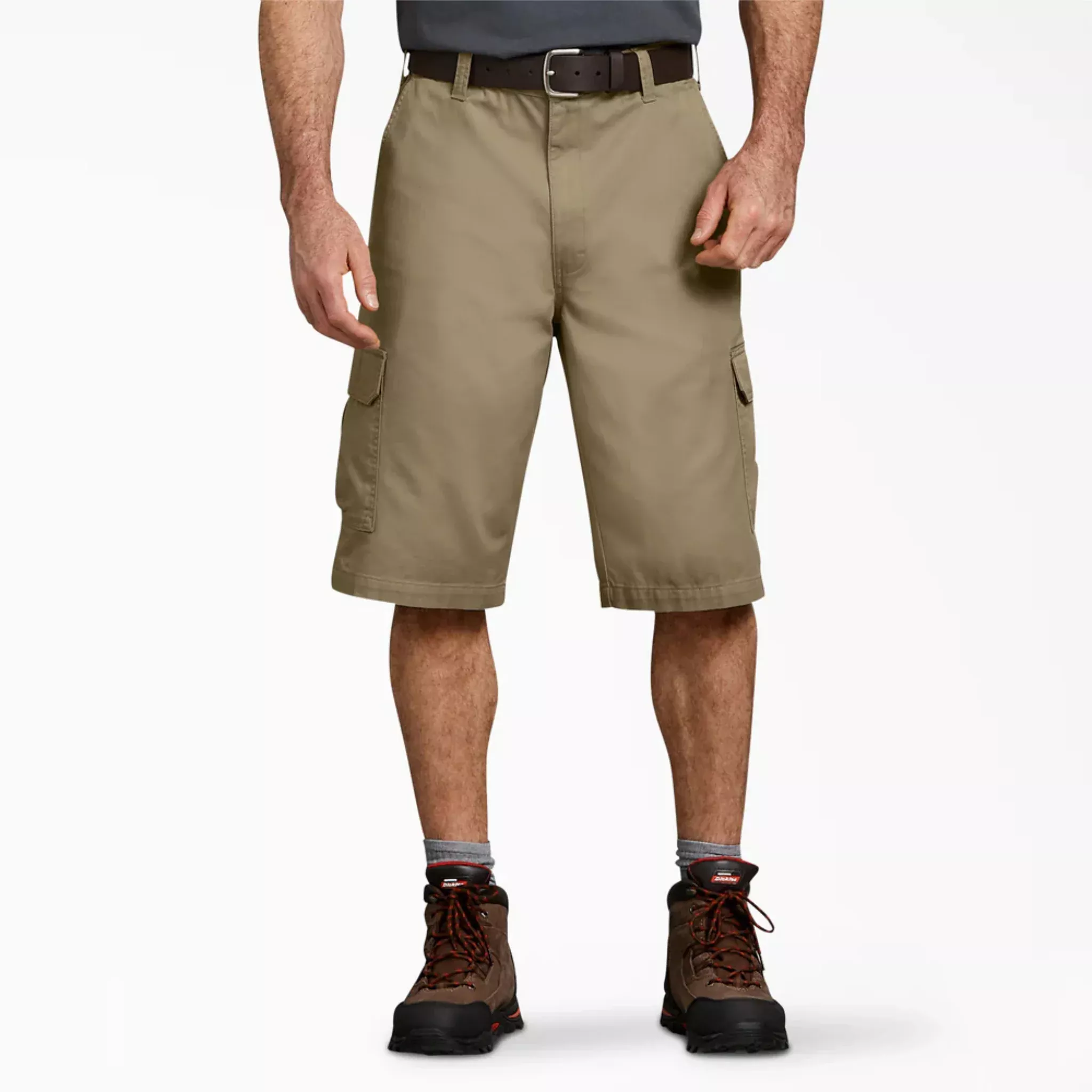 ServPro Men's Dickies Work Wear 12" Inseam Cargo Shorts - Khaki -WP90KH
