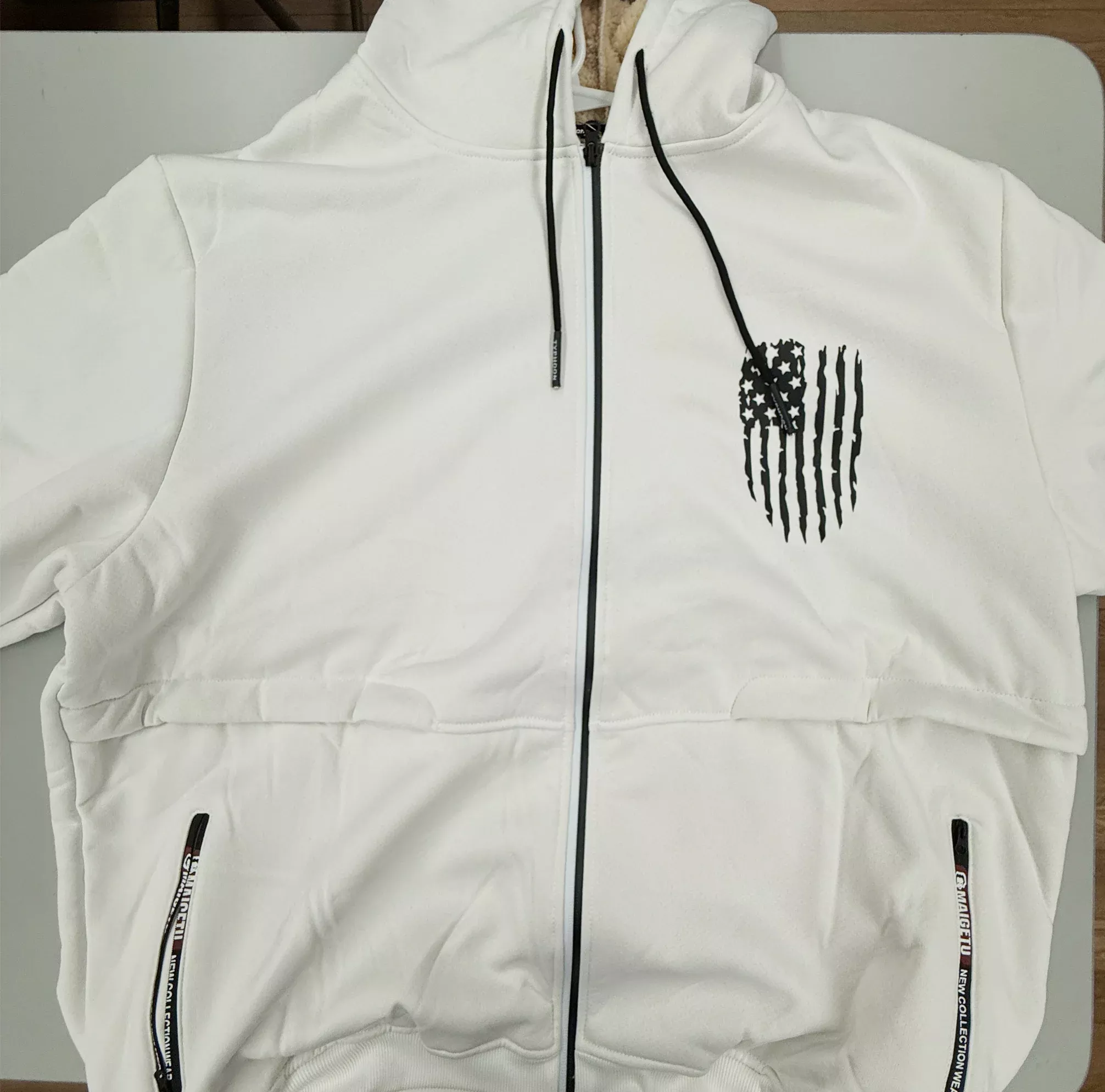 SilkLong American Flag Skull Jacket, Clearance