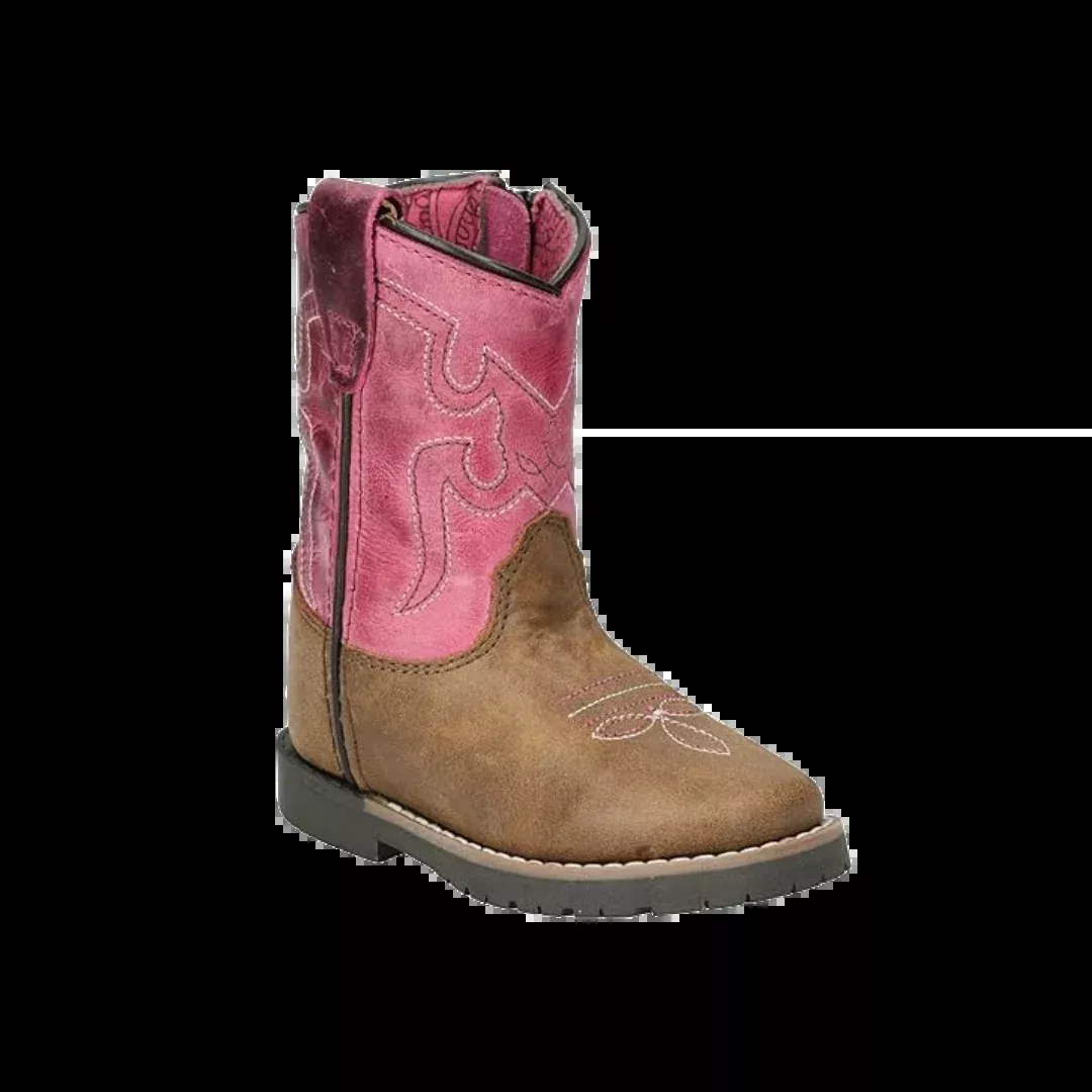 Smoky Mountain Toddler Girl's Autry Western Pink Boots