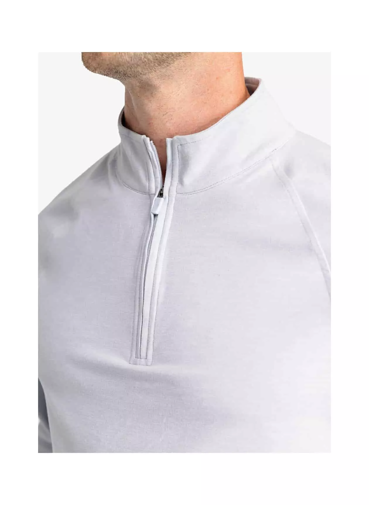 Southern Tide Mens Cruiser Heather Quarter-Zip