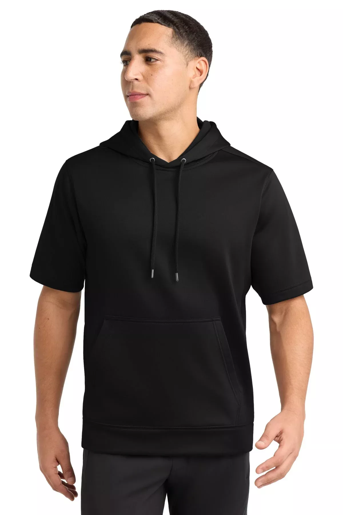 Sport-Tek ST251 Sport-WickFleece Short Sleeve Hooded Pullover