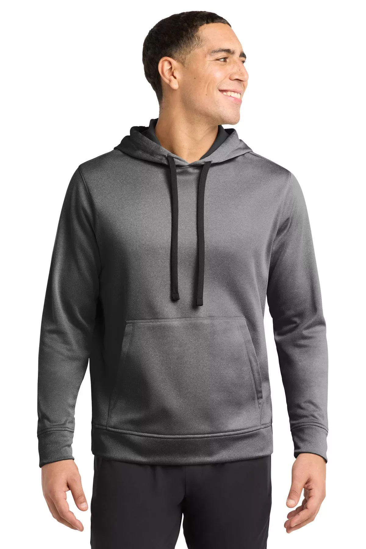 Sport-Tek ST264 PosiChargeSport-WickHeather Fleece Hooded Pullover