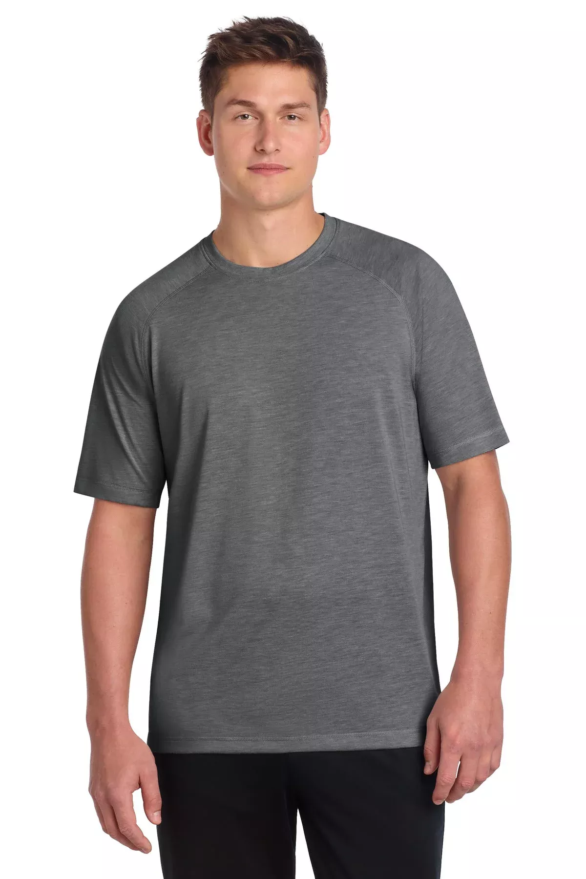 Sport-Tek ST400 PosiChargeTri-Blend Wicking Raglan Tee
