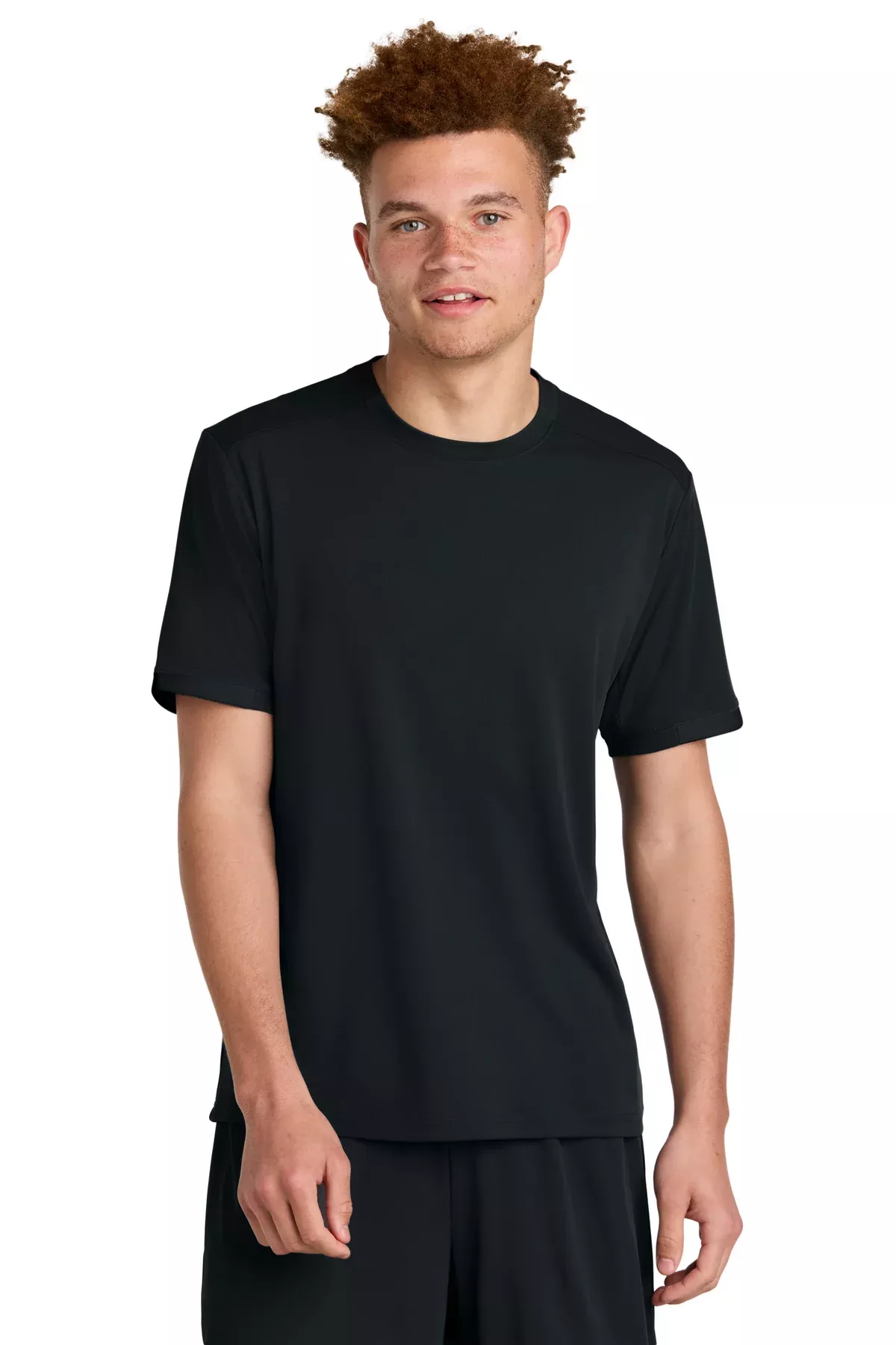 Sport-Tek ST440 Club Short Sleeve Crew With Custom Screenprint