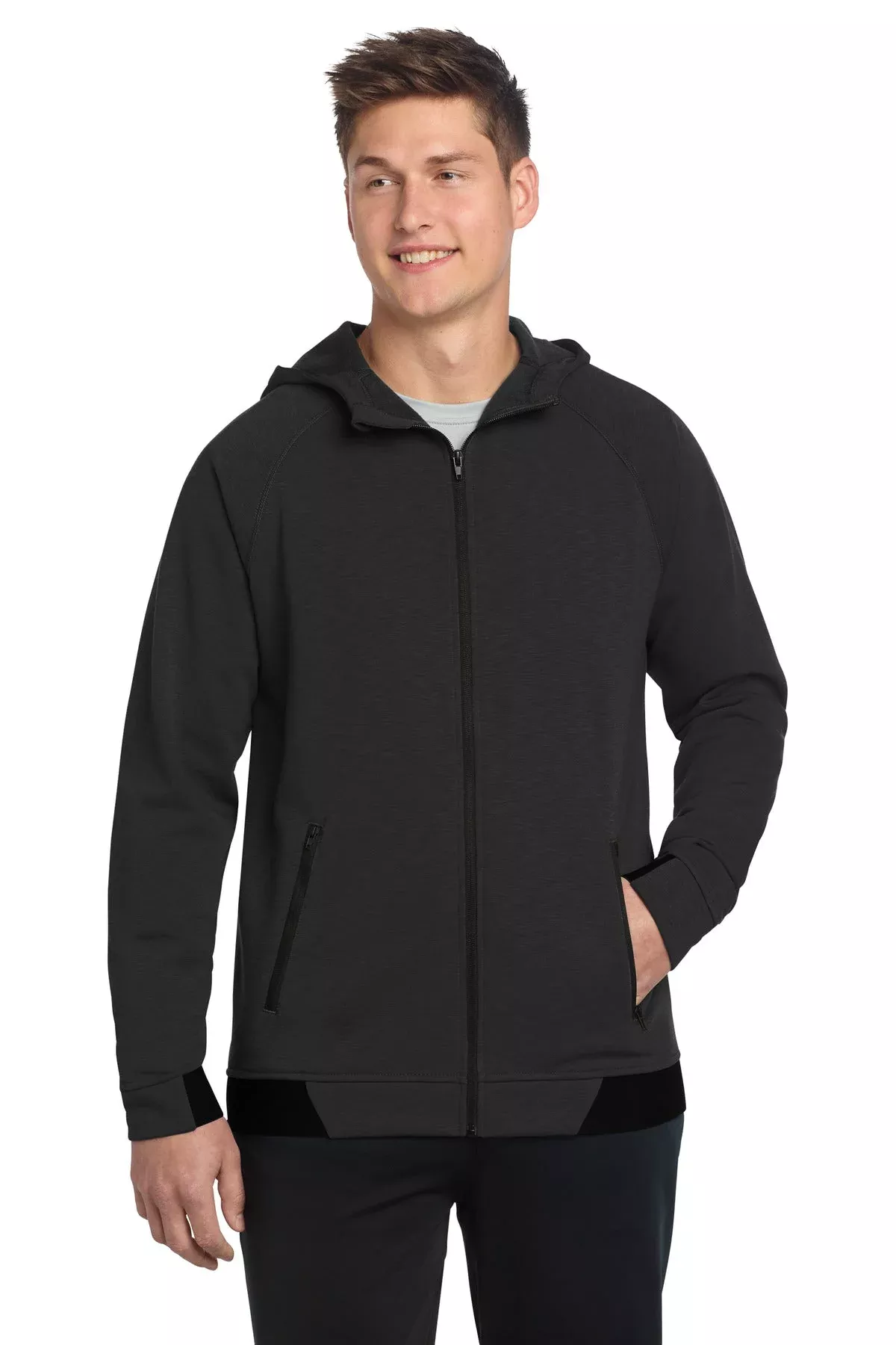 Sport-Tek ST570 PosiCharge Strive Hooded Full-Zip