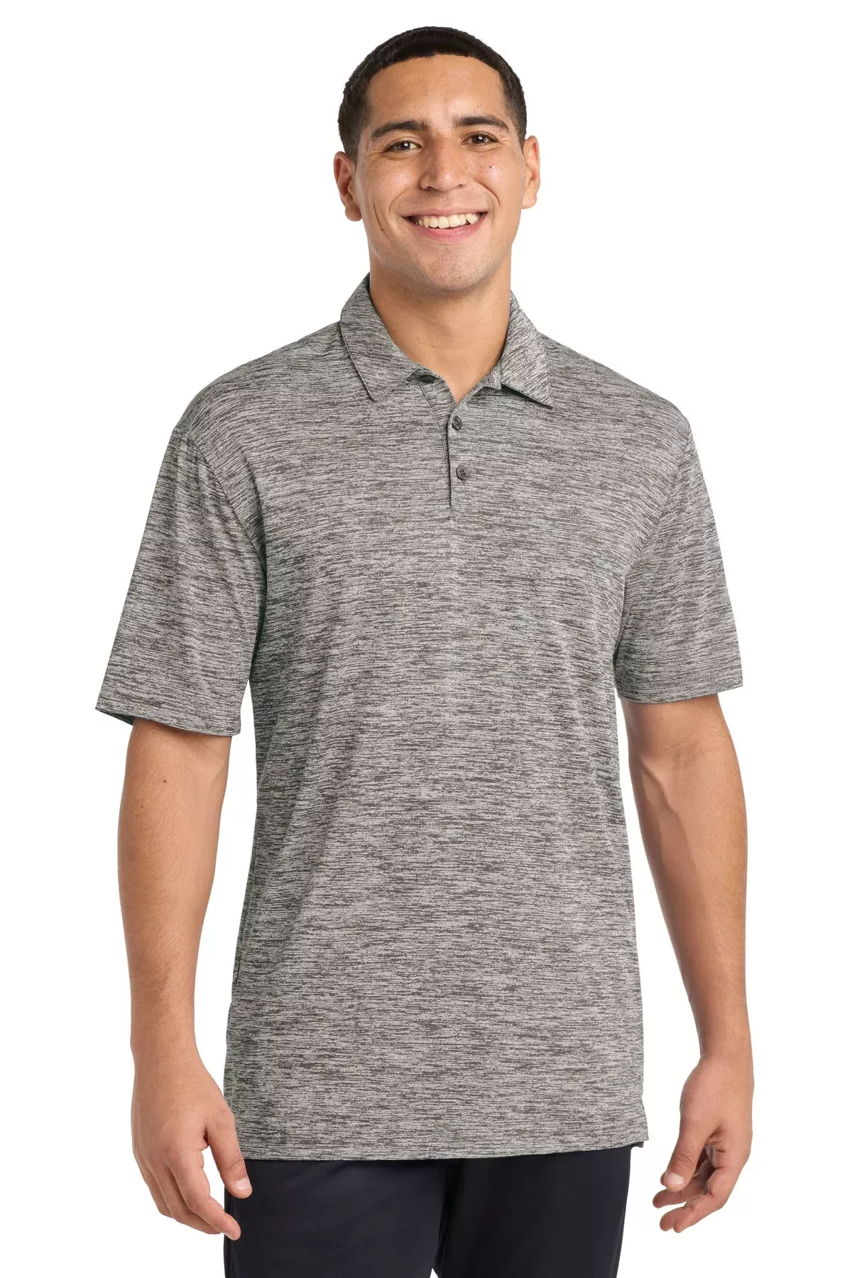Sport-Tek ST590 PosiChargeElectric Heather Polo