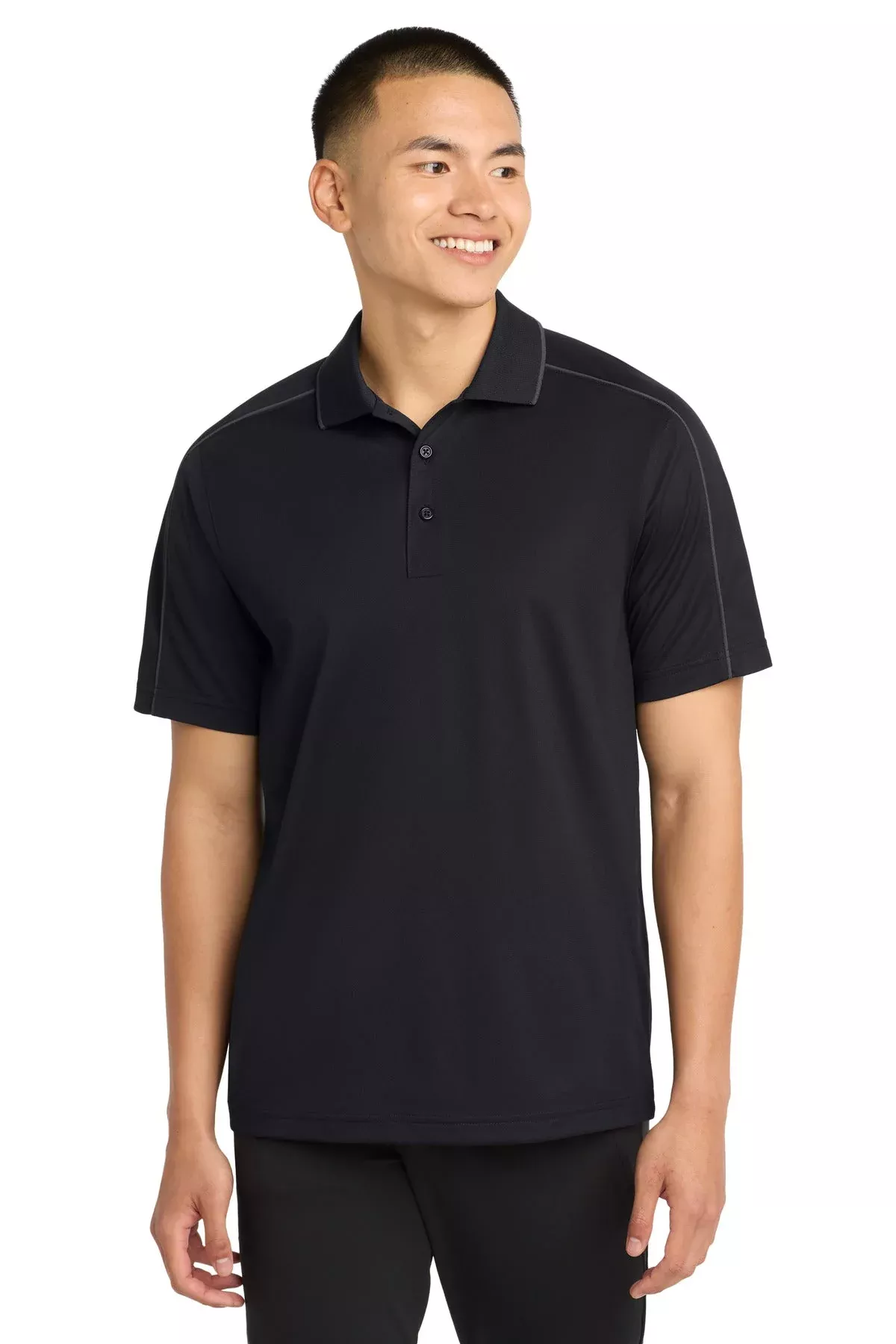 Sport-Tek ST653 Micropique Sport-Wick Piped Polo