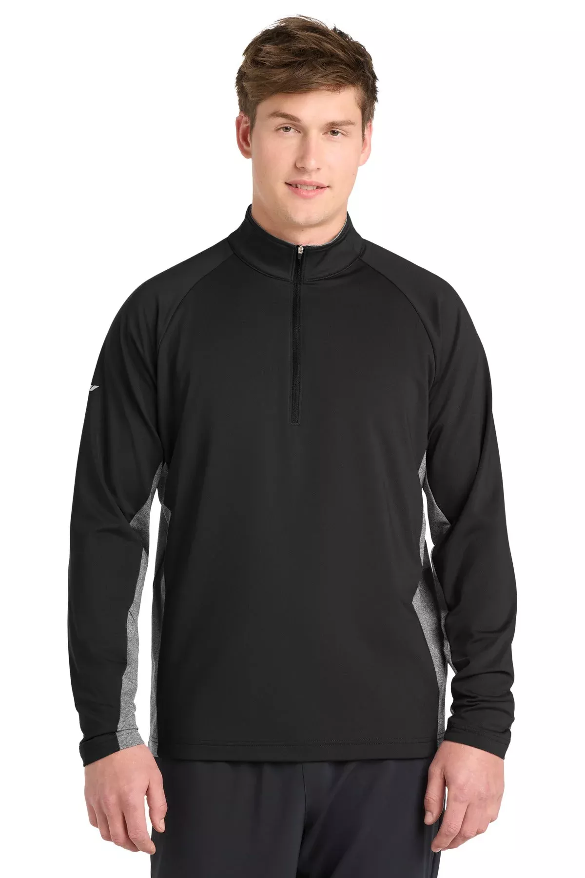 Sport-Tek ST854 Sport-Wick Stretch Contrast 1/4-Zip Pullover