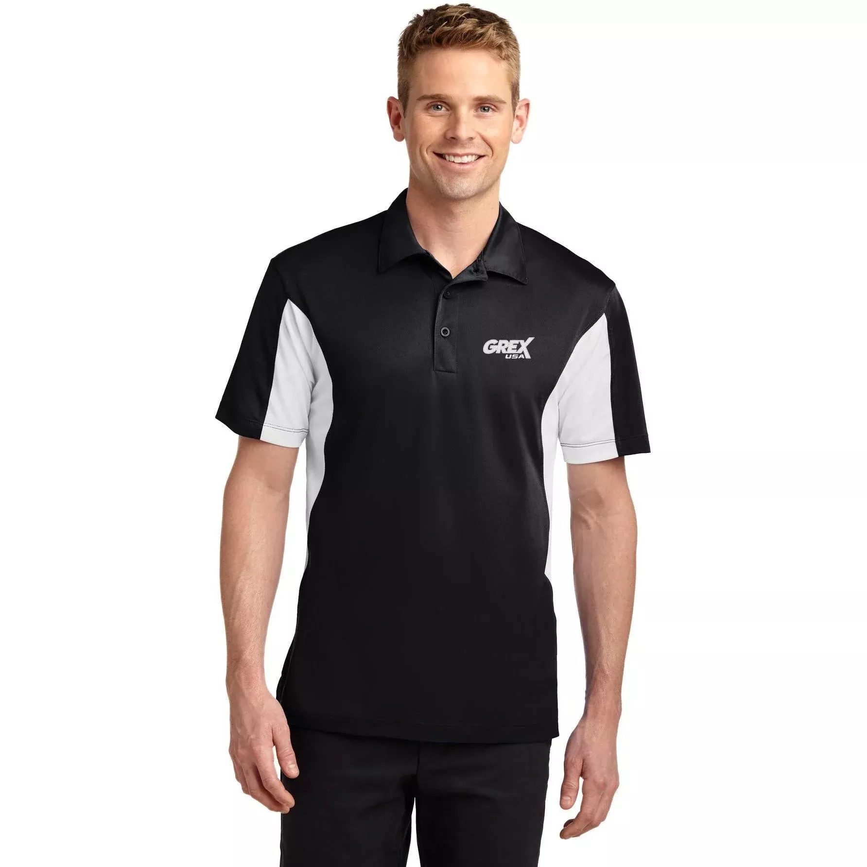Sport-Tek Tall Side Blocked Sport Wick Polo