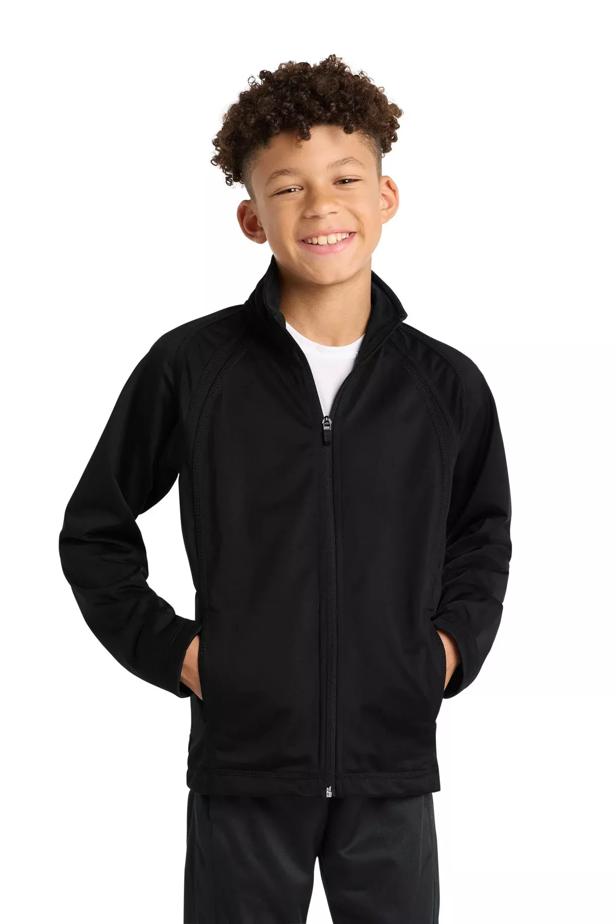 Sport-Tek YST90 Youth Tricot Track Jacket