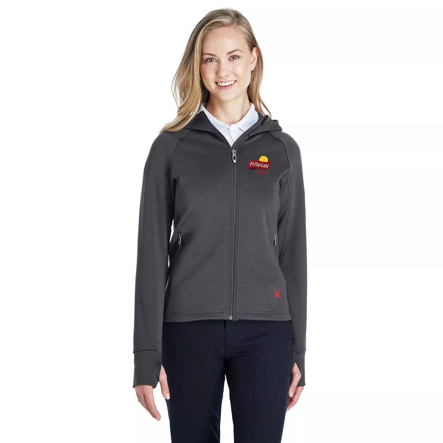 Spyder Women's Hayer Full-Zip Hooded Fleece Jacket