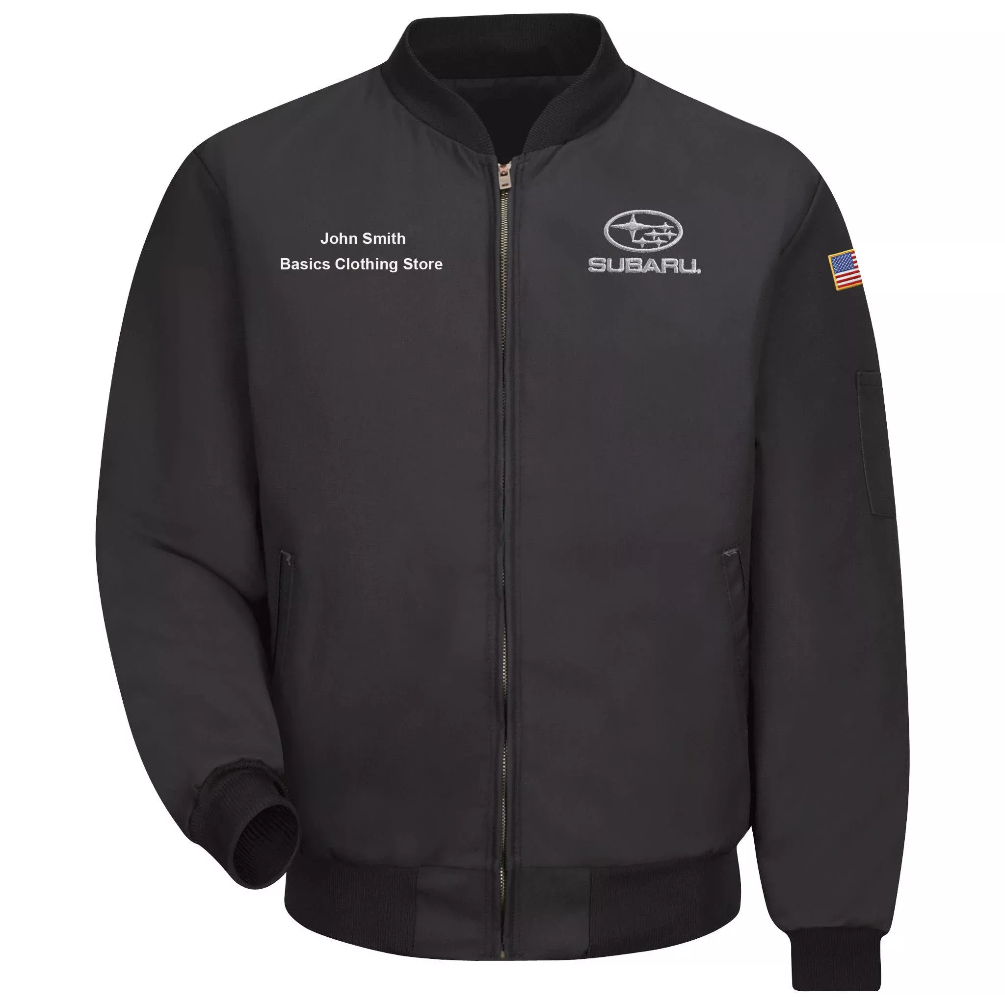 Subaru Technician Team Jacket - Black - SUJ2BK