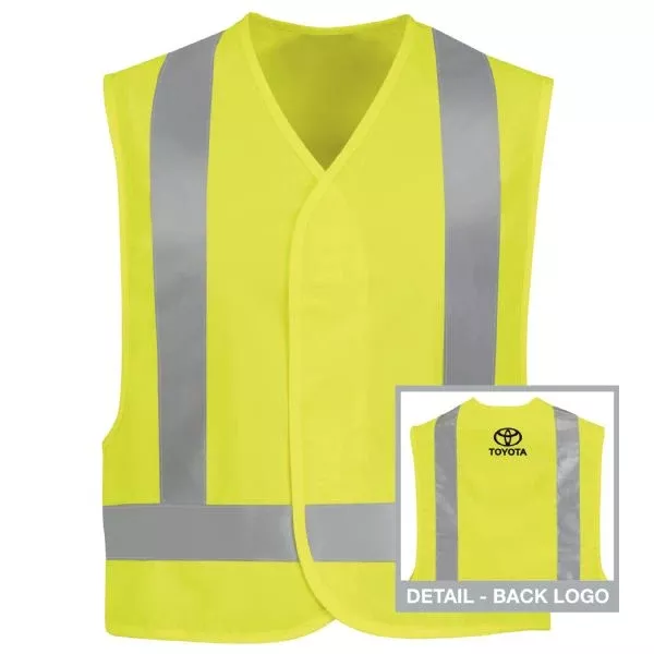 Toyota Hi-Visibility Safety Vest-Fluorescent Yellow / Green- 5567YE