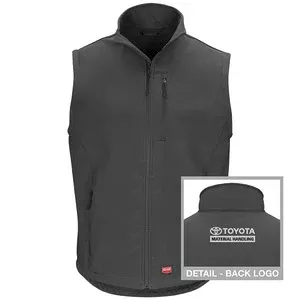 Toyota Material Handling Soft Shell Vest W/Logo - Charcoal- 3290CH