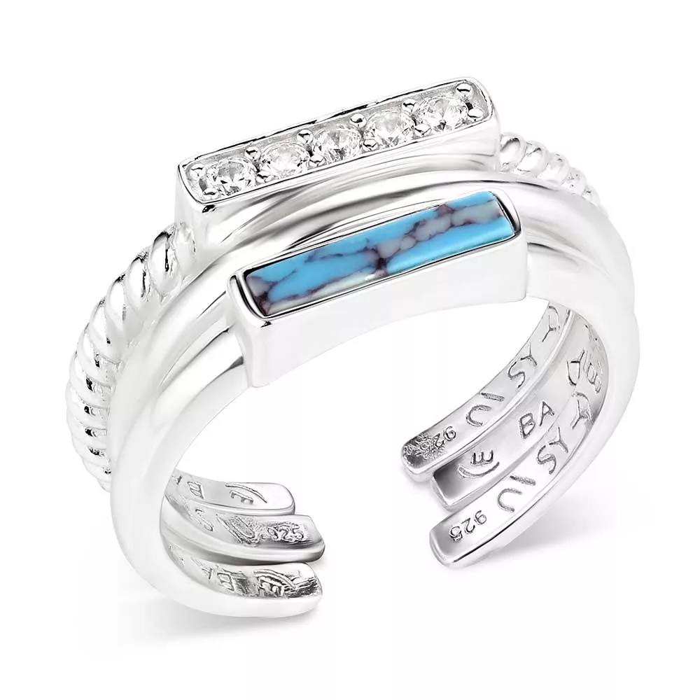Triple Threat Stacked Ring Set