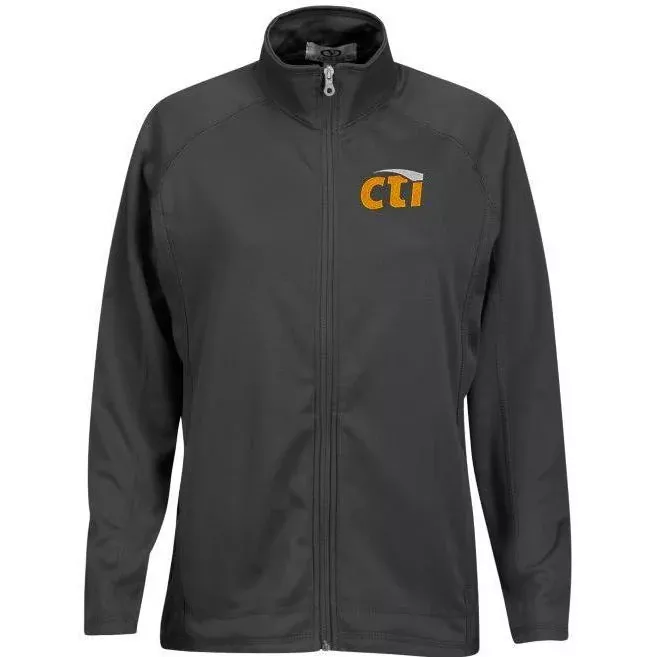 Vantage Women's Brushed Back Micro-Fleece Full-Zip Jacket
