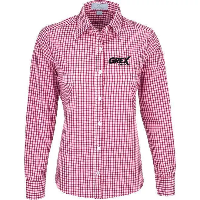 Vantage Women's Easy-Care Gingham Check Shirt