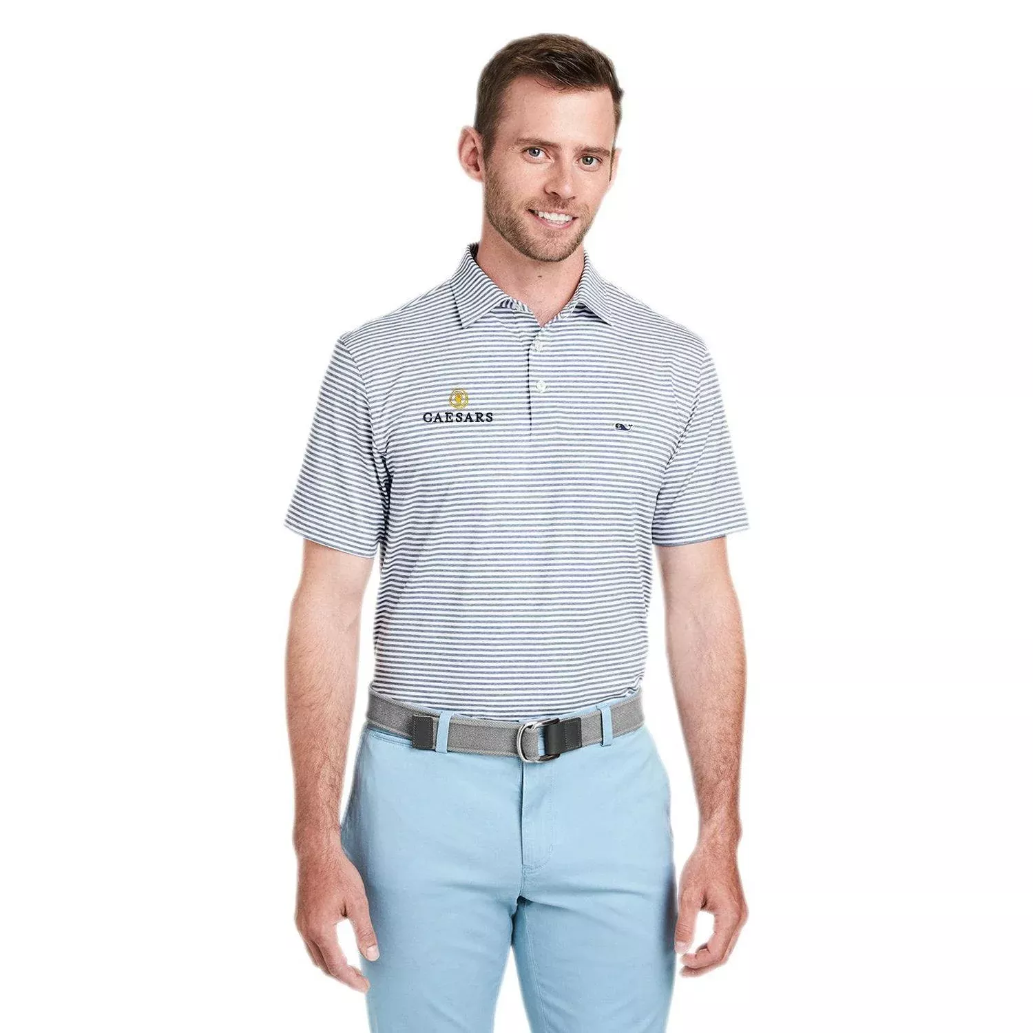 Vineyard Vines Heathered Winstead Sankaty Polo