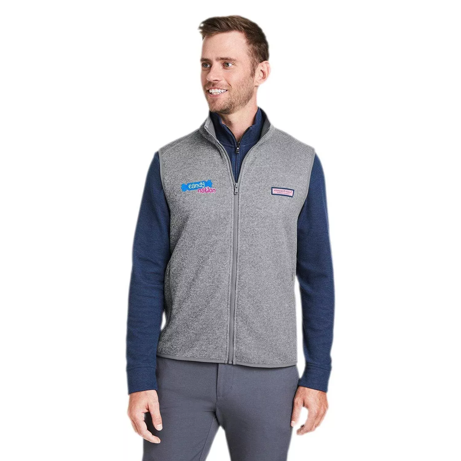 Vineyard Vines Mountain Sweater Fleece Vest