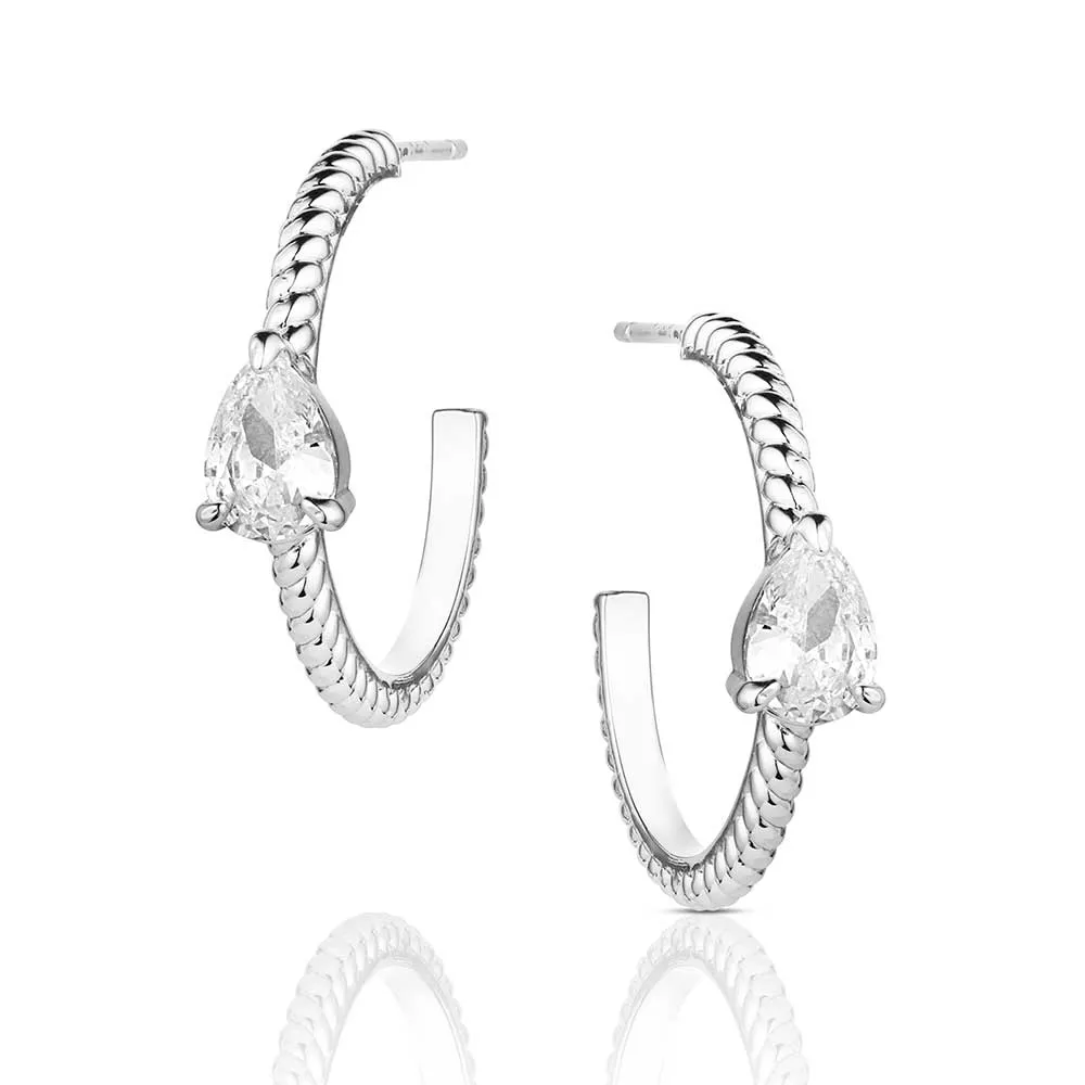 Wandering Trail Hoop Earrings
