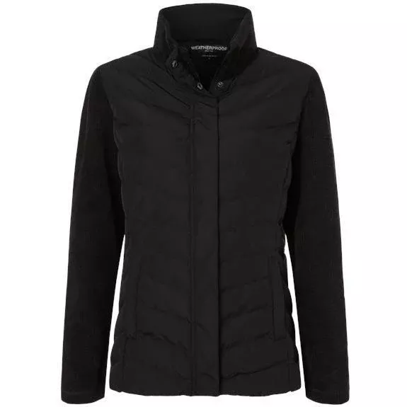 Weatherproof Women’s Mixed Media Chevron Jacket