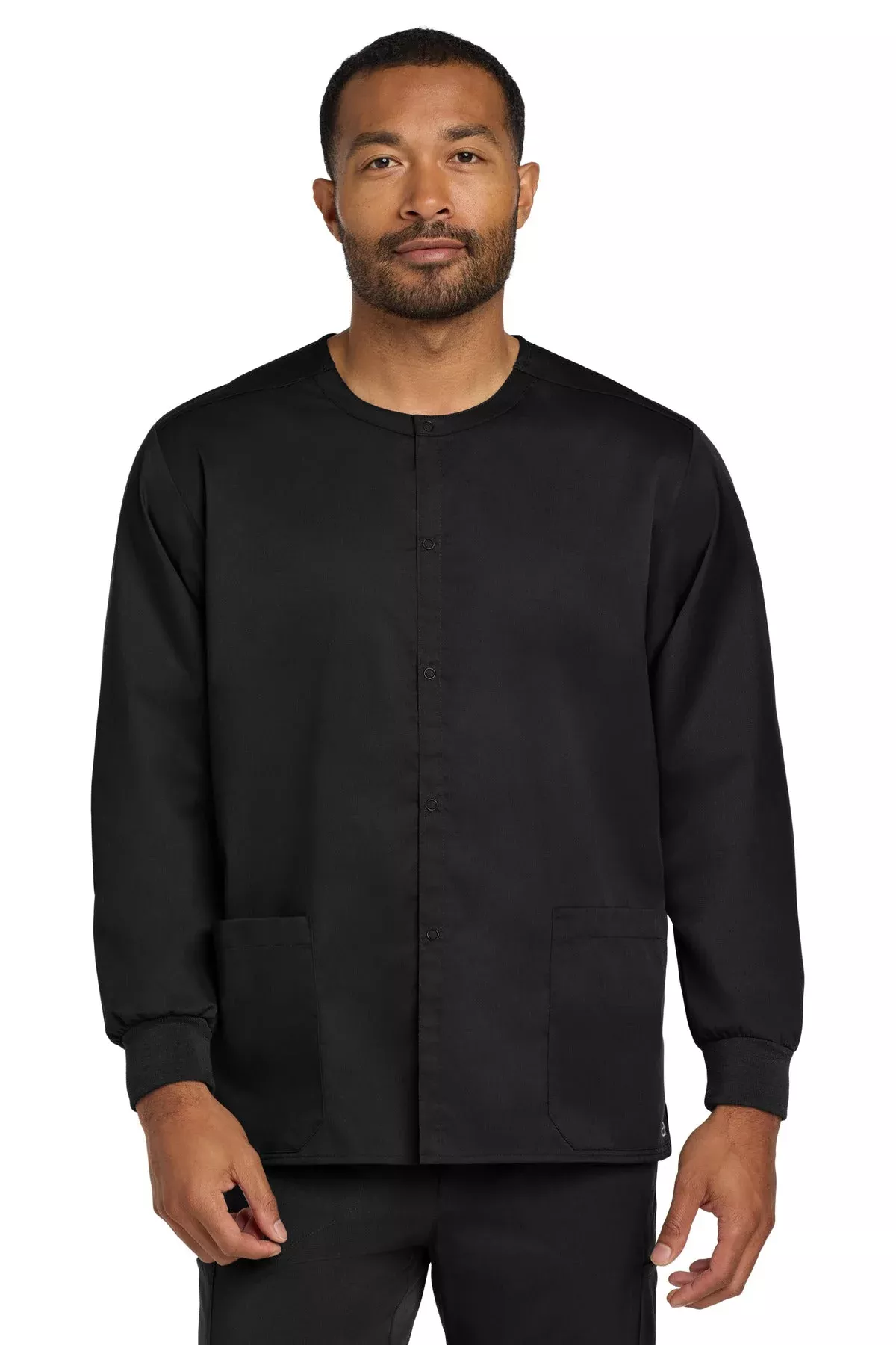 Wink WW3080 Unisex WorkFlex Snap-Front Scrub Jacket