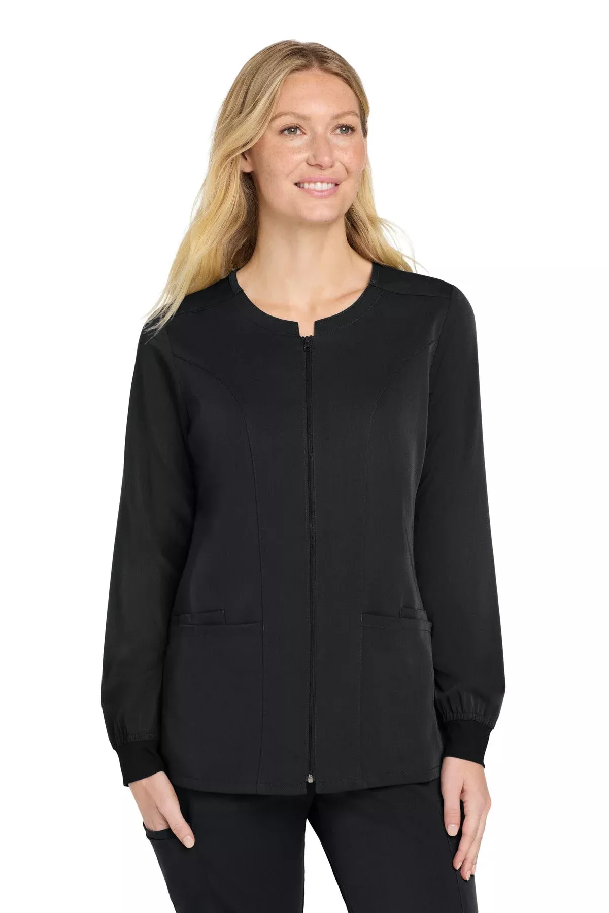 Wink WW4088 Women's Premiere Flex Full-Zip Scrub Jacket