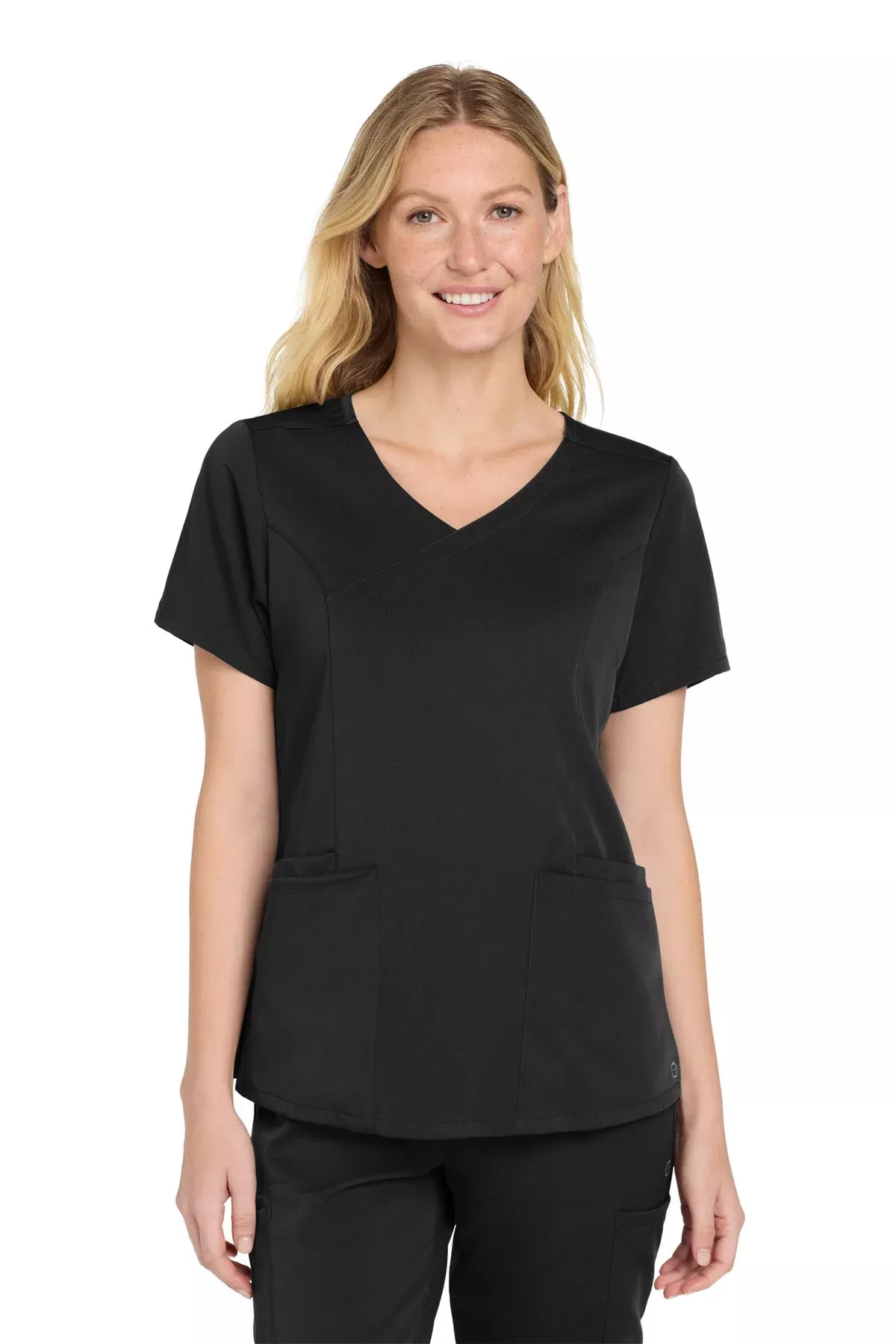 Wink WW4268 Women's Premiere Flex Mock Wrap Top