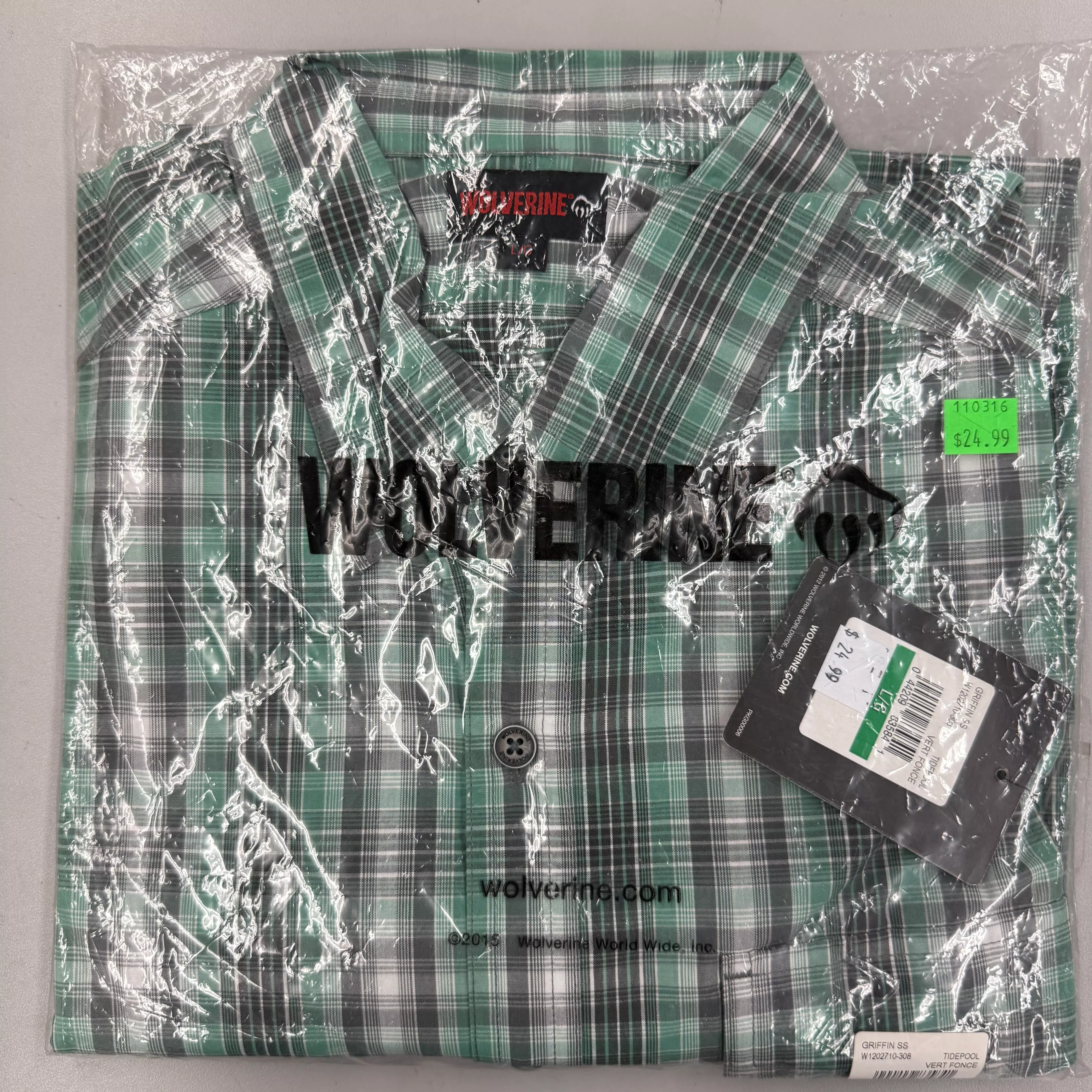 Wolverine Griffin Short Sleeve Shirt - CLEARANCE