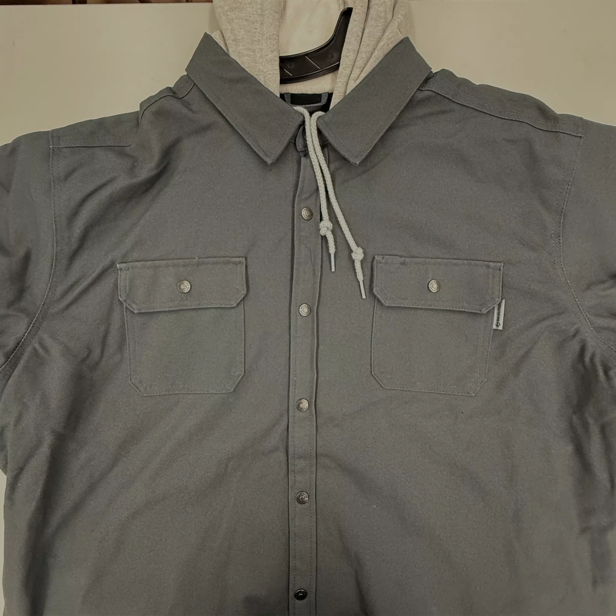 Wolverine Overmans Hooded Snap Front Jacket, Clearance