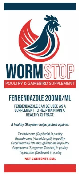 Worm Stop Poultry Dewormer 5ml