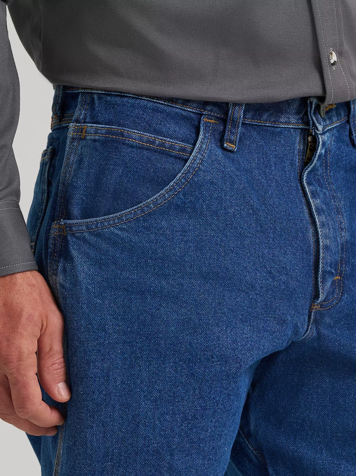 Wrangler Flame Resistant Denim Carpenter Jean - Stonewash - FR3W020