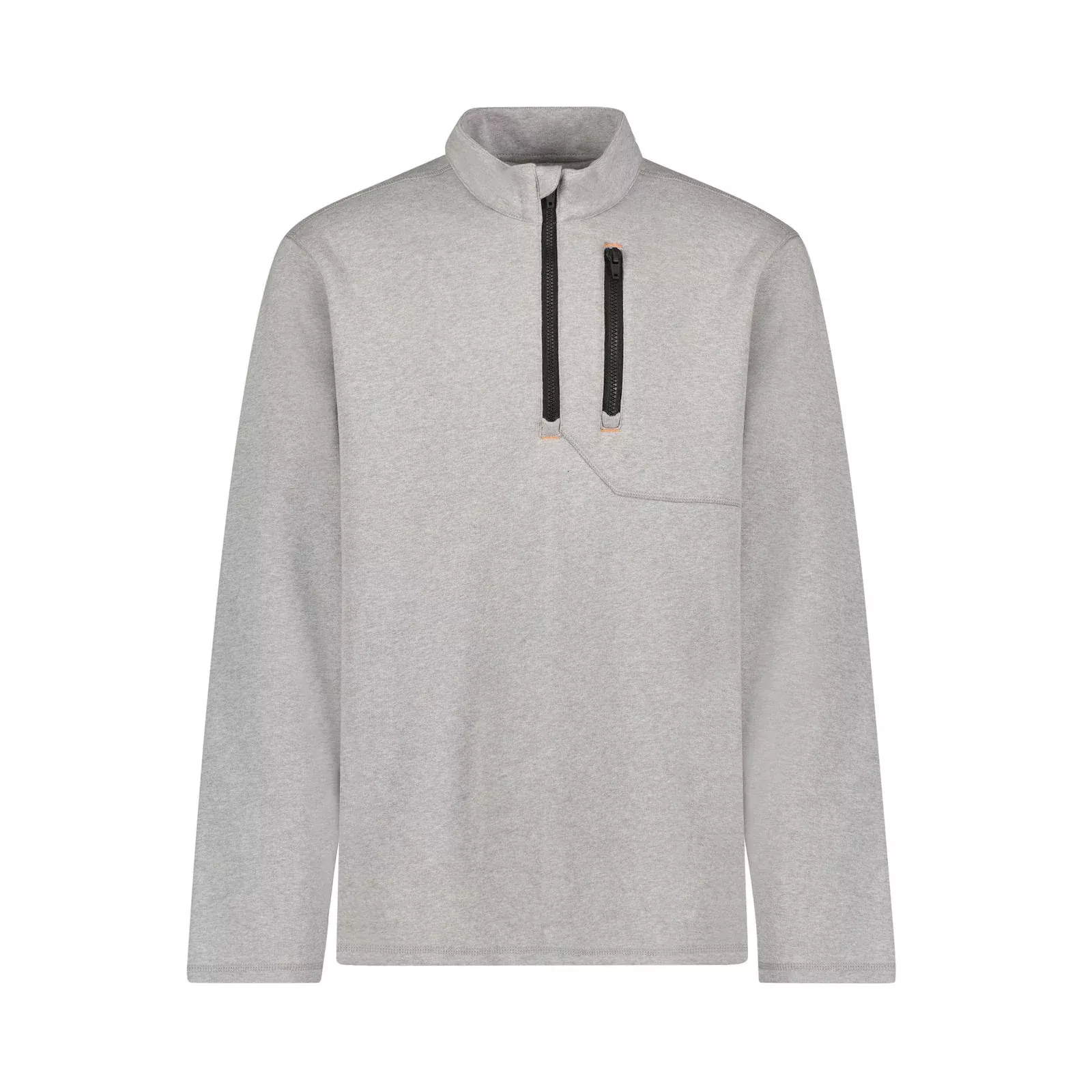 Wrangler FR Flame-Resistant Quarter Zip Pullover - Grey Heather - 112350882