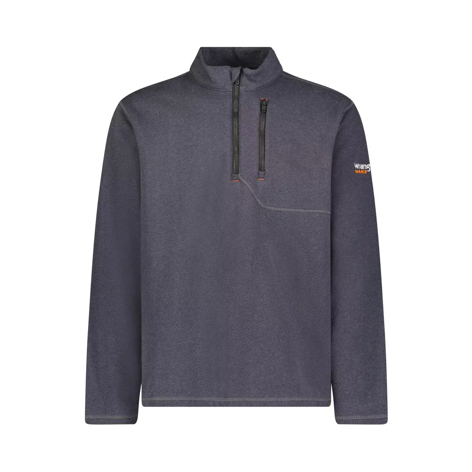 Wrangler FR Flame-Resistant Quarter Zip Pullover - Jet Black - 112350881