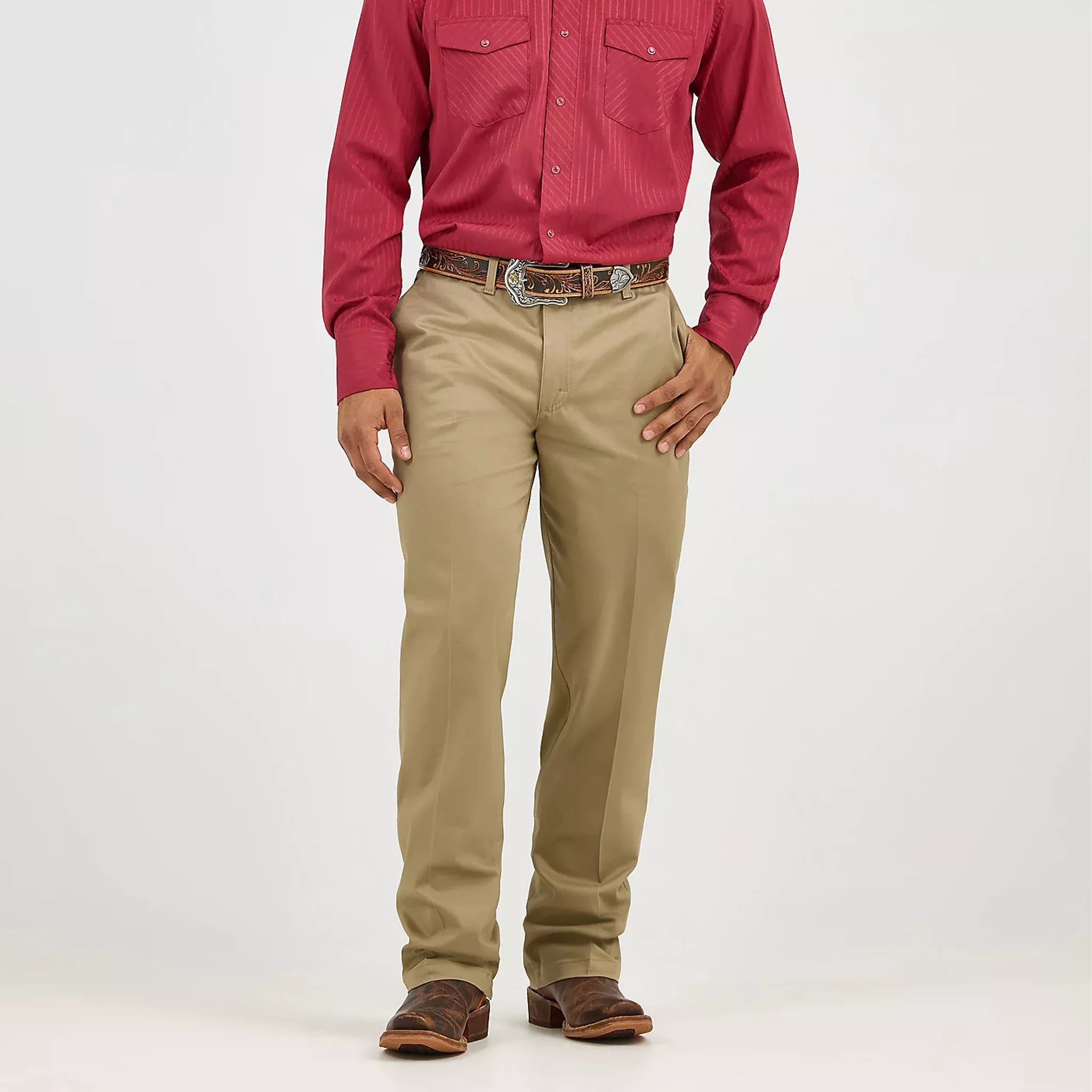 Wrangler George Strait 92MGSBK Flat Front Pants, Clearance