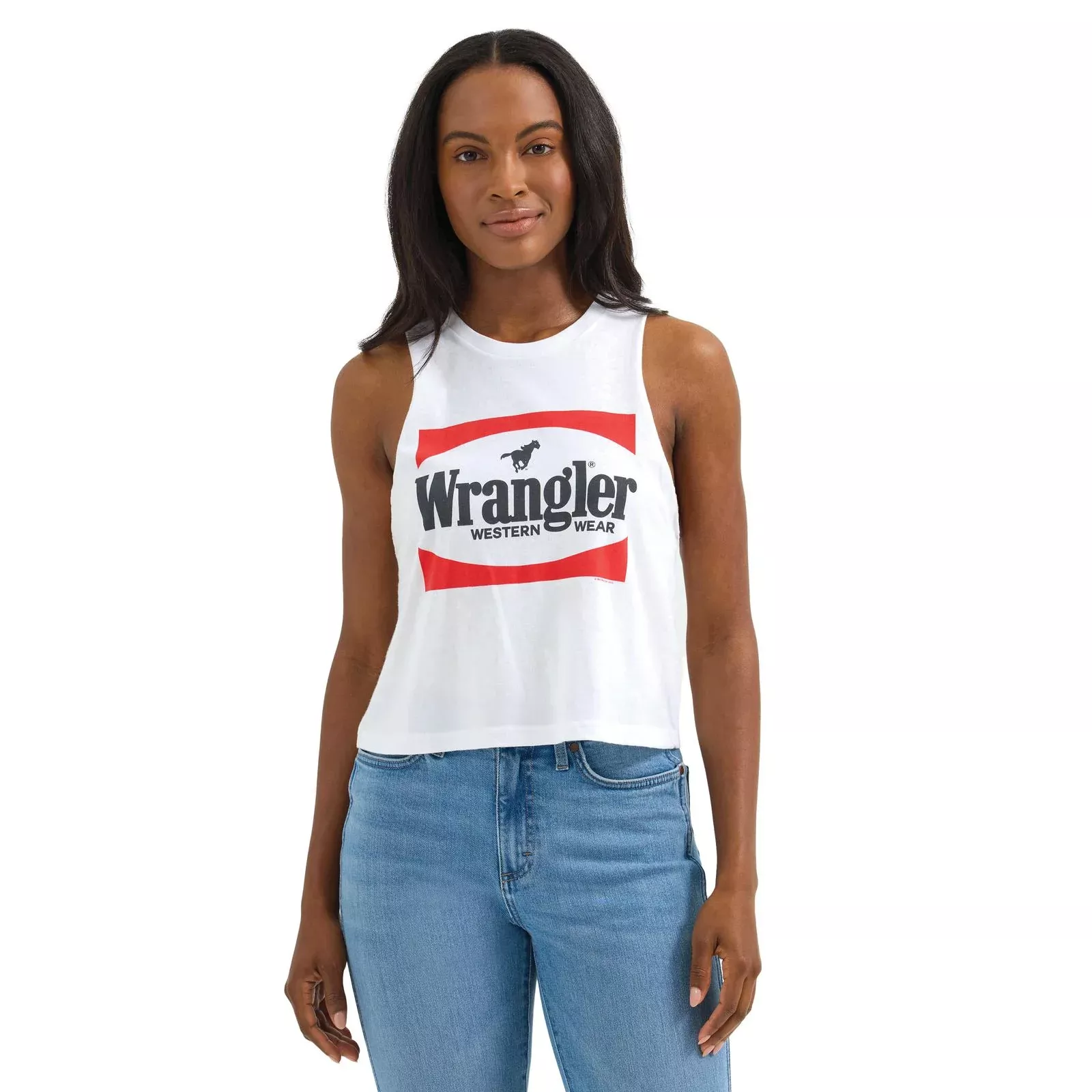 Wrangler Retro Knit Festival Tank - Bright White