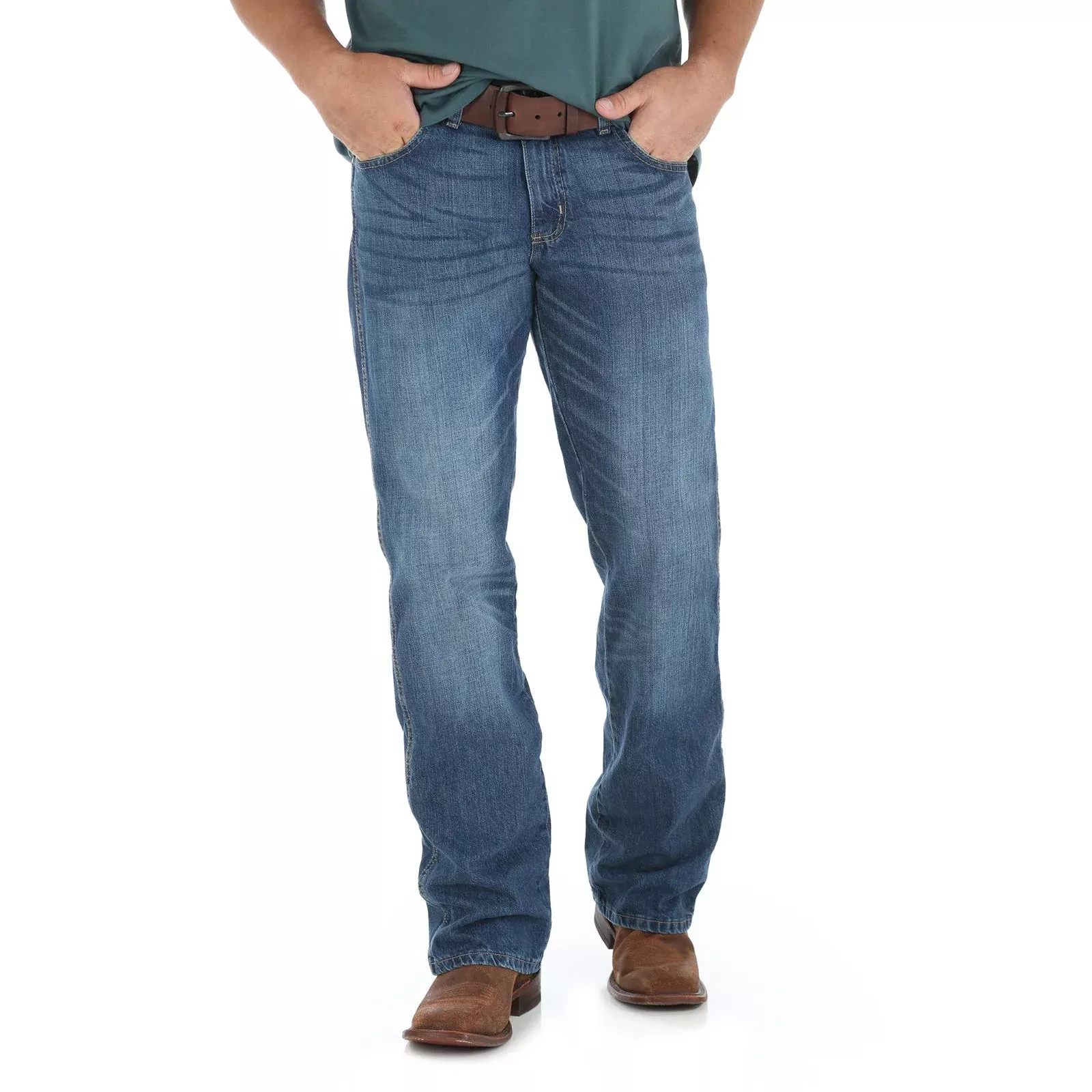Wrangler Retro Men's Boot Cut Jeans - True Blue - WRT20TB