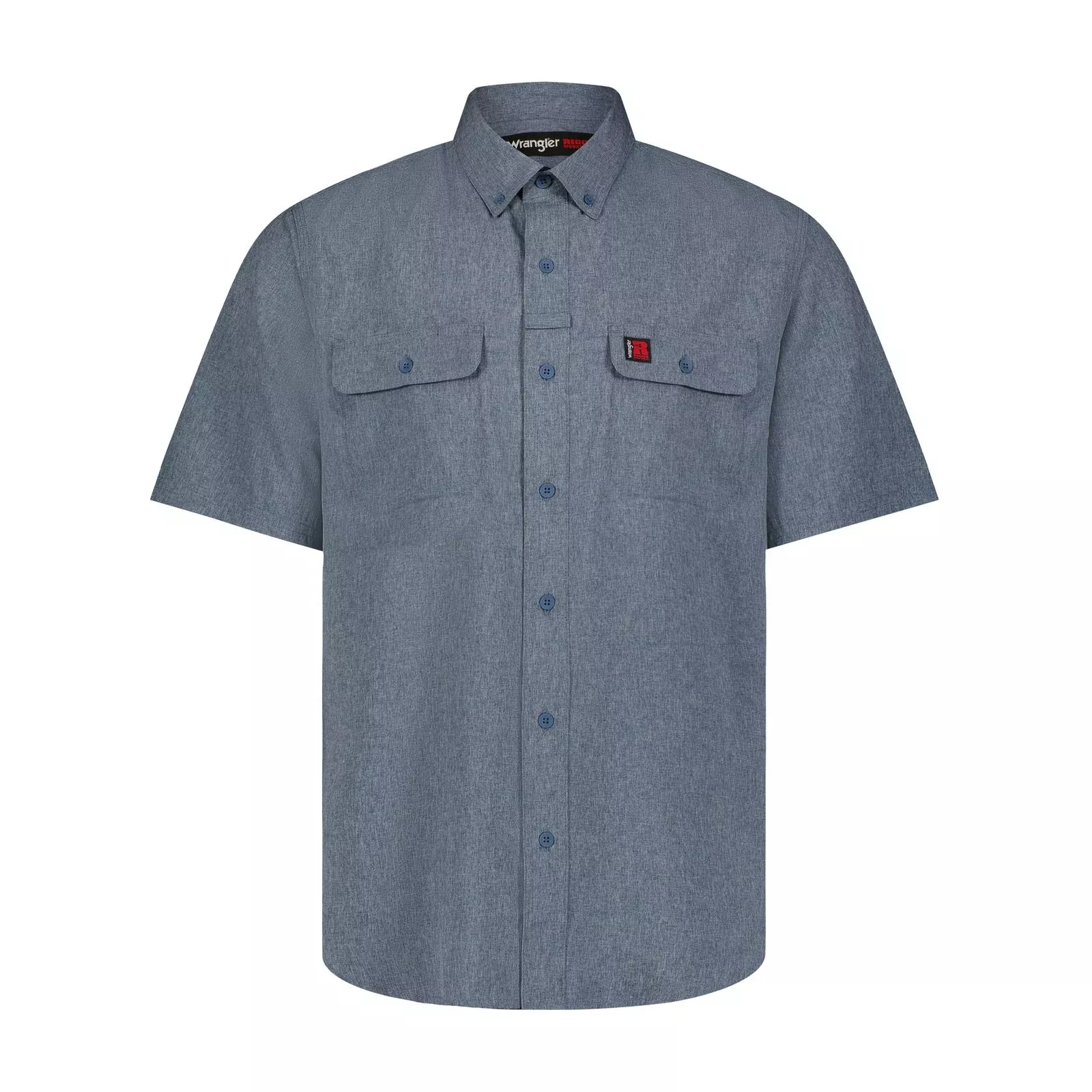 Wrangler RIGGS Workwear Lightweight Vented Work Shirt - Blue Nights Heather - 112360587