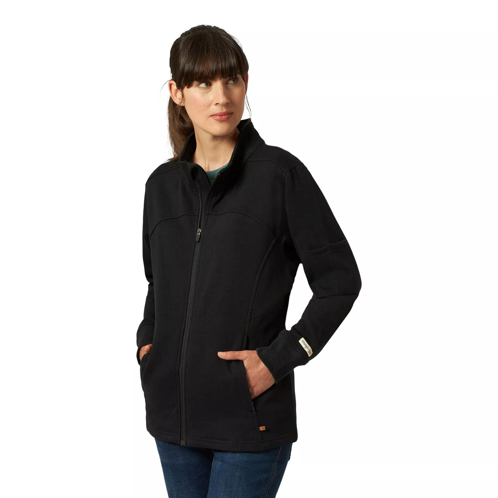 Wrangler RIGGS WORKWEAR Womens Work Jacket - Black - 3WF18BK