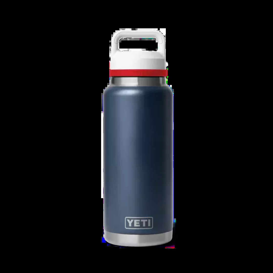 Yeti Unisex Rambler 36 Oz White Navy Rescue Red Water Bottle