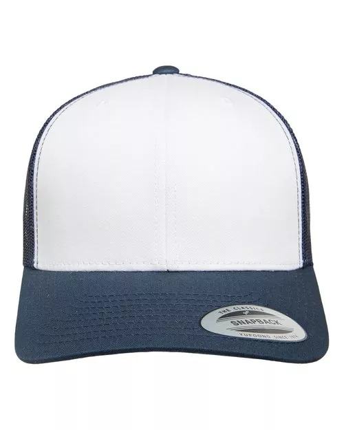 Yupoong – Adult Adjustable White-Front Panel Trucker Cap