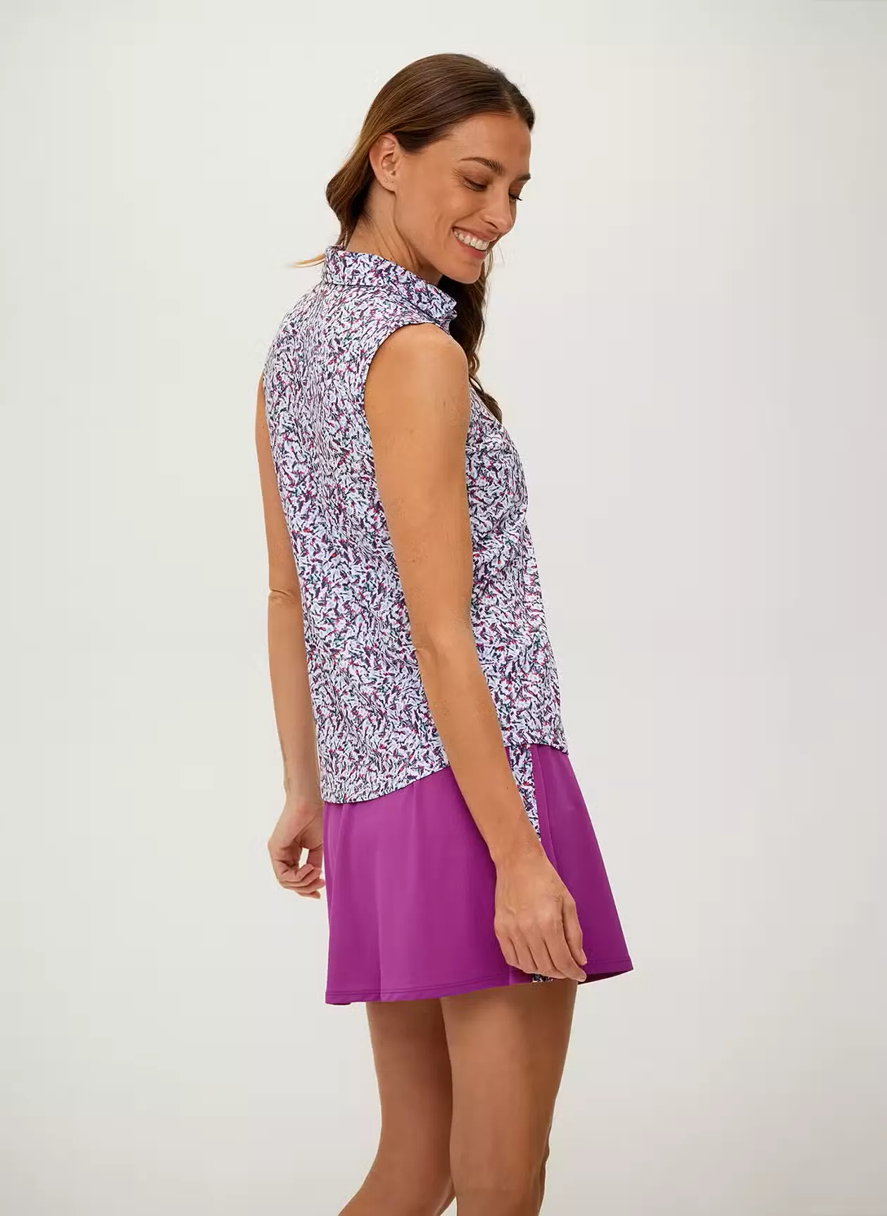 Zero Restriction Womens Tae Sleeveless Polo